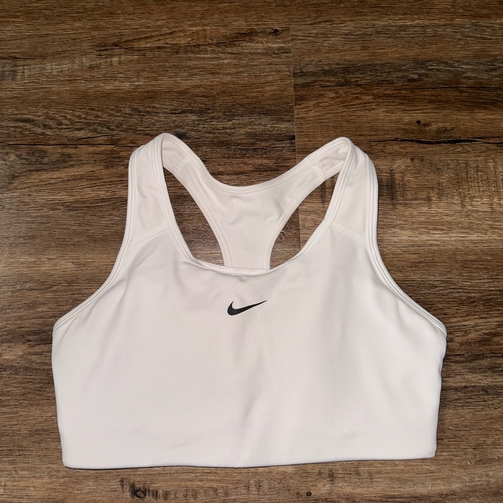 Nike MLB White Sports Bra Racerback Design